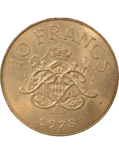 Monaco Rainier III de Monaco 10 francs Cuivre-Aluminium-Nickel 1978 Pessac