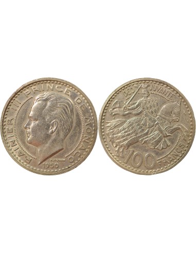 Monaco Rainier III de Monaco 100 francs Cuivre-Nickel 1950 A Paris