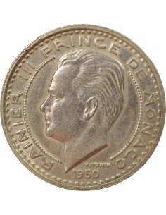 Monaco Rainier III de Monaco 100 francs Cuivre-Nickel 1950 A Paris 2