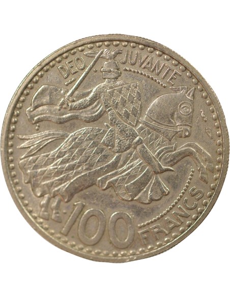 Monaco Rainier III de Monaco 100 francs Cuivre-Nickel 1950 A Paris