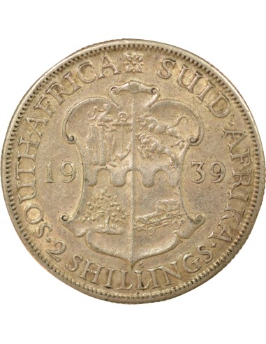 Empereur des Indes 2 1/2 shillings Argent 1939 SA Pretoria