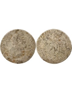 Louis XVI au Buste Habillé 1 ecu Argent 1776 K Bordeaux