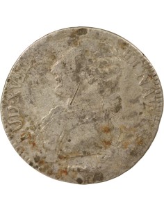 Louis XVI au Buste Habillé 1 ecu Argent 1776 K Bordeaux 2