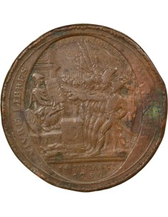 Monneron 5 sols Cuivre 1792 Birmingham 2