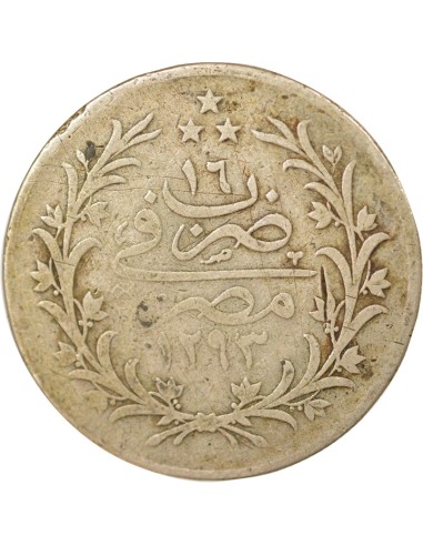 Empire Ottoman Abdülhamid II 10 qirsh Argent 1293 AH (1890-1891) A Berlin