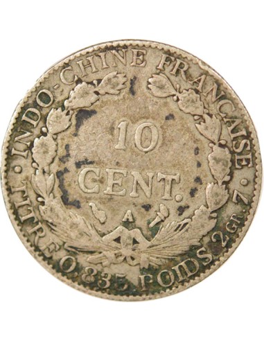 Indo-Chine Fr. 10 centième Argent 1899 A - Paris