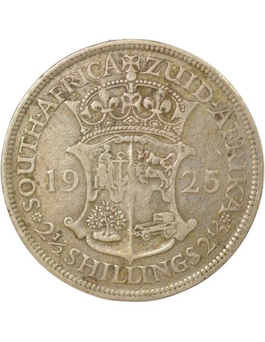Empereur des Indes Type 1 2 1/2 shillings Argent 1925 SA Pretoria