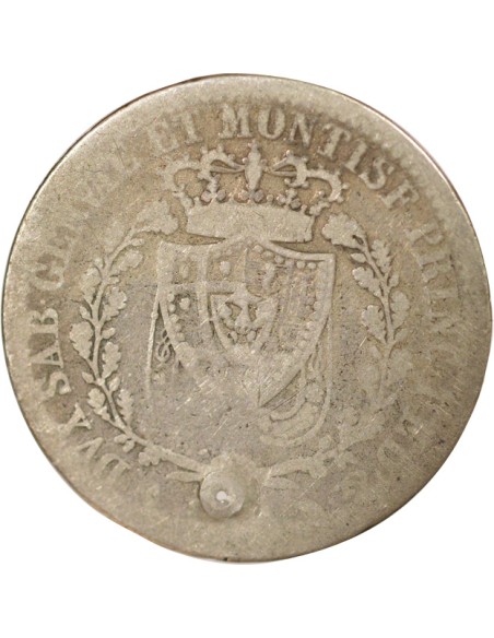 Piedmont Charles-Félix 1 lira Argent 1824