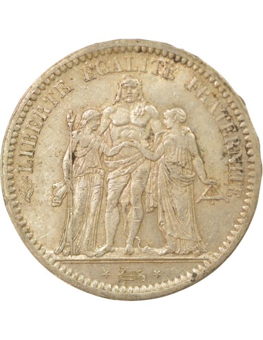 5 francs Argent 1872 A - Paris
