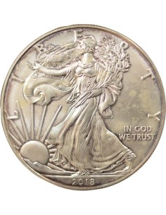 USA American Silver Eagle 1 Dollar Argent 2018 W West Point 2