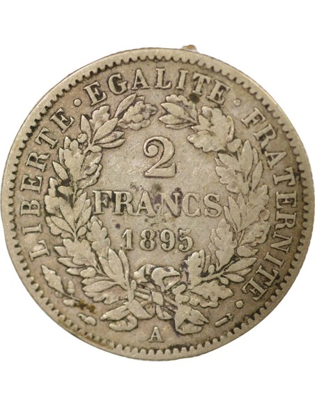 IIIe République 2 francs Argent 1895 A - Paris