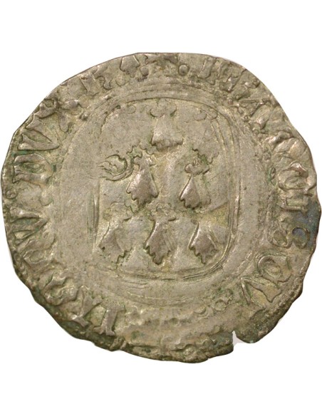Duché de Bretagne François II de Bretagne A la Targe 1 blanc Billon 1458-1488 9 Rennes