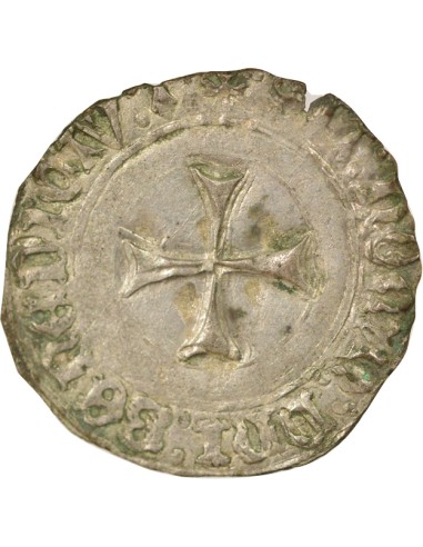 Duché de Bretagne François II de Bretagne A la Targe 1 blanc Billon 1458-1488 9 Rennes