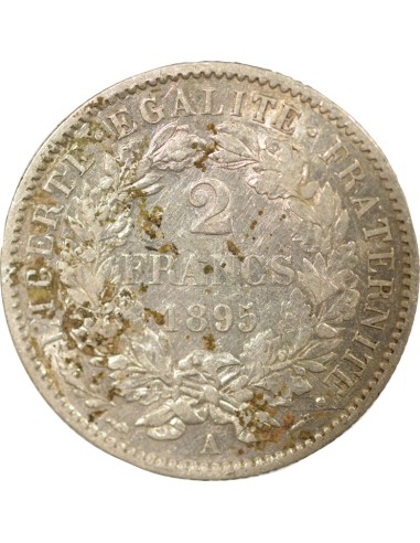 IIIe République 2 francs Argent 1895 A - Paris