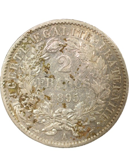 IIIe République 2 francs Argent 1895 A - Paris