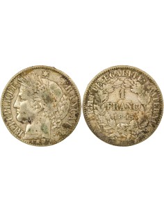 IIIe République 1 franc Argent 1895 A - Paris