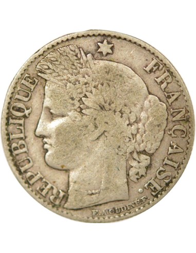 IIIe République 50 centimes Argent 1881 A - Paris