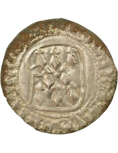 Duché de Bretagne François II de Bretagne A la Targe 1 blanc Billon 1458-1488 9 Rennes 2