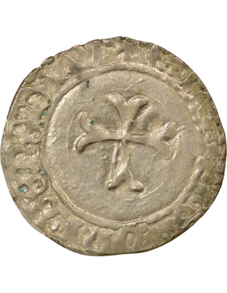 Duché de Bretagne François II de Bretagne A la Targe 1 blanc Billon 1458-1488 9 Rennes