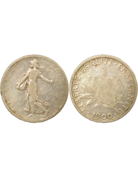 Semeuse 1 franc Argent 1900 A Paris