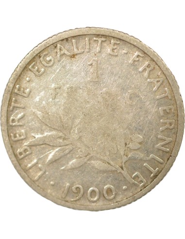 Semeuse 1 franc Argent 1900 A Paris