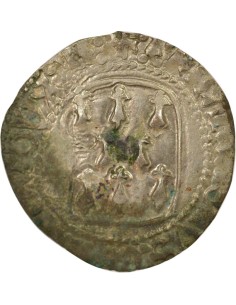 Duché de Bretagne François II de Bretagne A la Targe 1 blanc Billon 1458-1488 9 Rennes 2