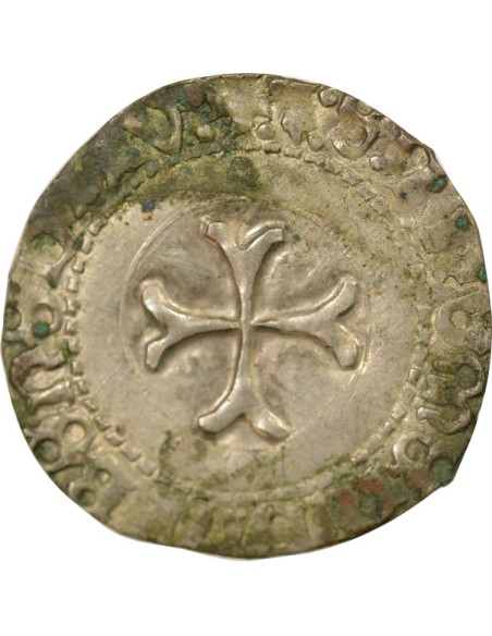 Duché de Bretagne François II de Bretagne A la Targe 1 blanc Billon 1458-1488 9 Rennes