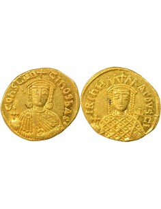 Empire Byzantin Constantin VI Class II 1 solidus Or 792-797 Constantinople