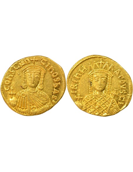 Empire Byzantin Constantin VI Class II 1 solidus Or 792-797 Constantinople