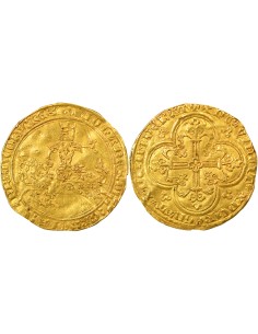 Jean II Le Bon A Cheval 1 franc à cheval Or 1360-1364