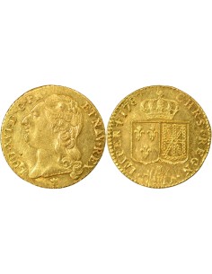 Louis XVI 1 louis d'or Or 1787 I Limoges