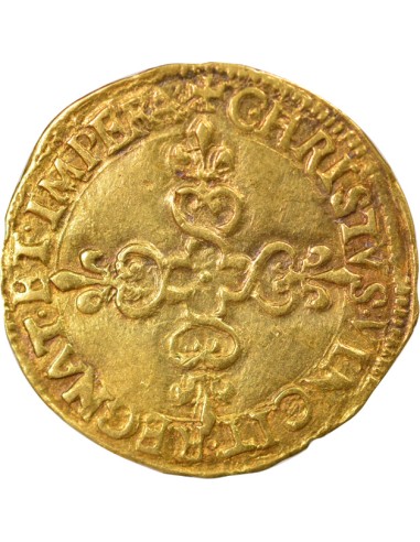 Henri III Au Soleil 1 ecu d'or Or 1578 K Bordeaux