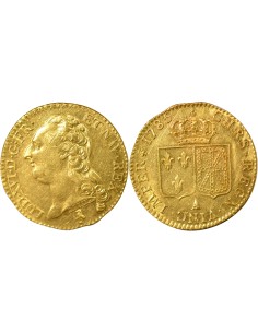 Louis XVI Tête nue 1 louis d'or Or 1785 A - Paris