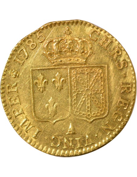 Louis XVI Tête nue 1 louis d'or Or 1785 A - Paris