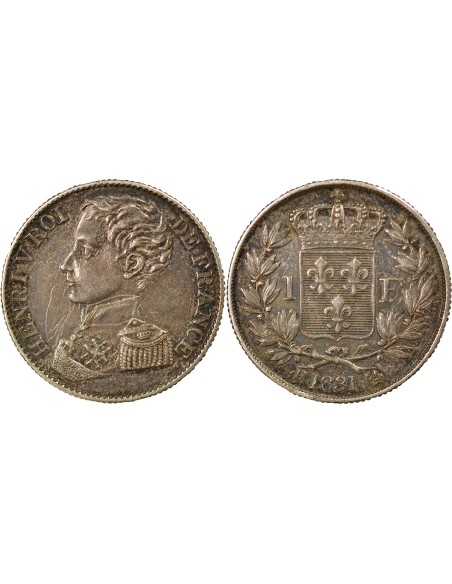 Henri V 1 franc Argent 1831