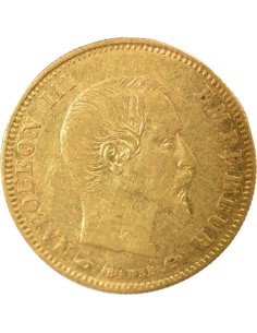 Napoléon III Tête nue 5 francs Or 1857 A - Paris 2