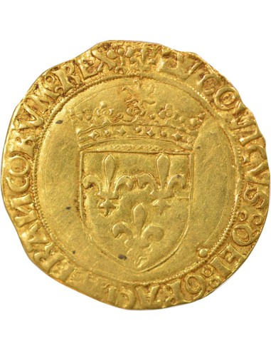 Louis XII Au Soleil 1 ecu d'or au soleil Or 1498-1507 D Lyon