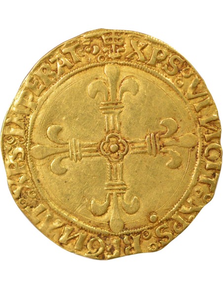 Louis XII Au Soleil 1 ecu d'or au soleil Or 1498-1507 D Lyon