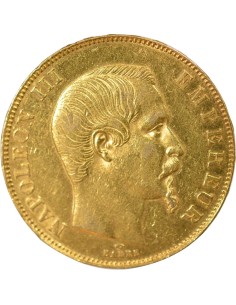 Napoléon III Tête nue 50 francs Or 1857 A - Paris 2