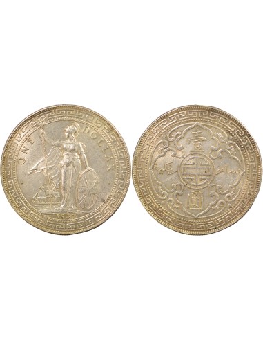 Grande Bretagne Trade Dollar 1 Dollar Argent 1930 B Bombay