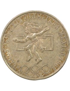 Mexique Jeux Olympiques 25 pesos Argent 1968 Mo Mexico City 2