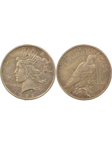 USA Peace Dollar 1 Dollar Argent 1922 Philadelphie