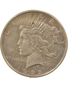 USA Peace Dollar 1 Dollar Argent 1922 Philadelphie 2