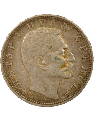 premier Empereur de Russie 1 dinar Argent 1915 A Paris