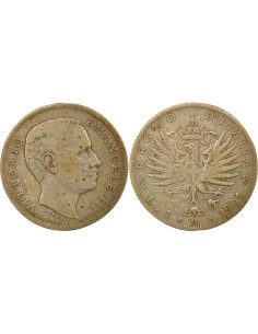 Italie Vittorio Emanuele III 1 lire Argent 1901 R Rome