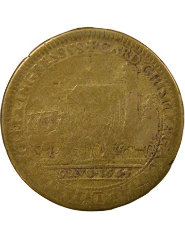 Flavio Chigi Entrée du Légat dans Paris 1 jeton Laiton 1664