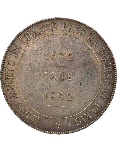Agents de Change jeton Argent 1875
