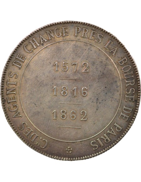 Agents de Change jeton Argent 1875