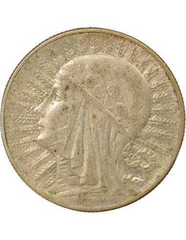 Reine consort de Pologne 5 zlotych Argent 1933 Varsovie