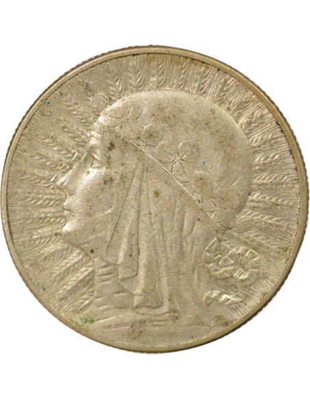 Reine consort de Pologne 5 zlotych Argent 1933 Varsovie